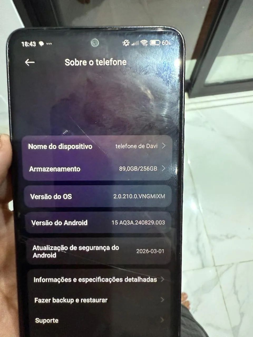 Redimi note 13 80% da bateria 256gb - Foto 5