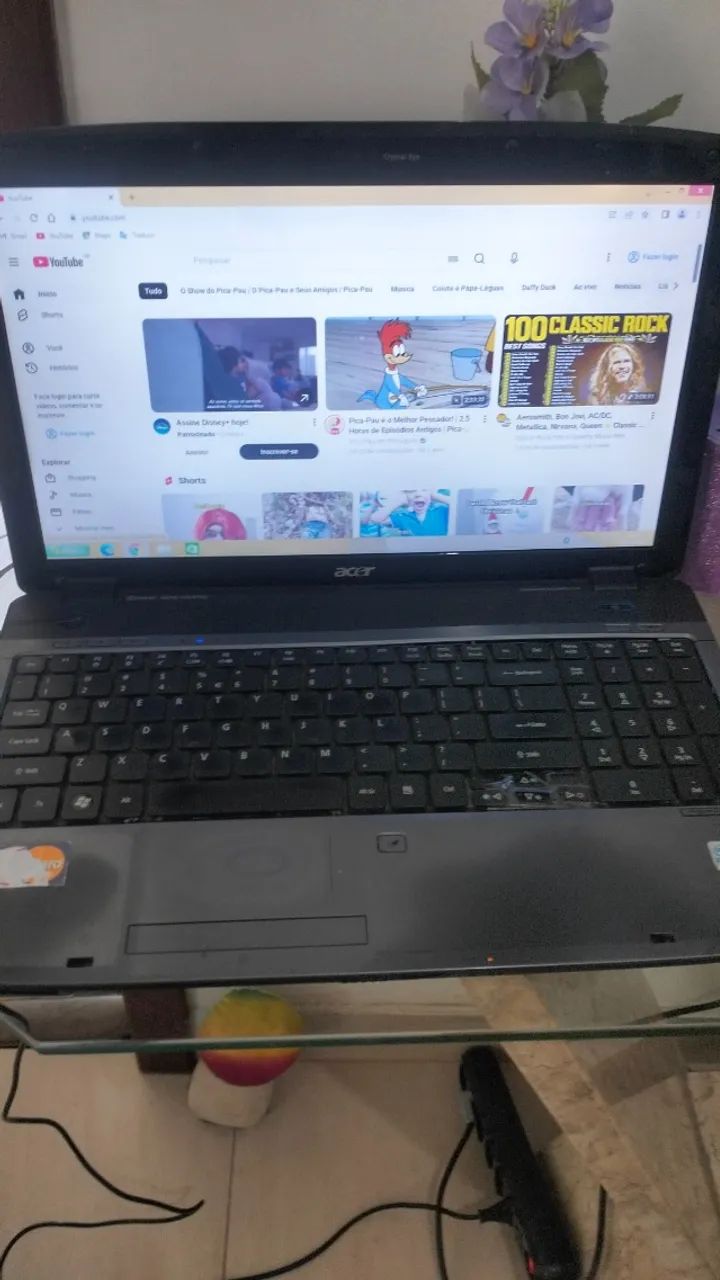 Acer, telão 15 polegadas, 4 RAM 