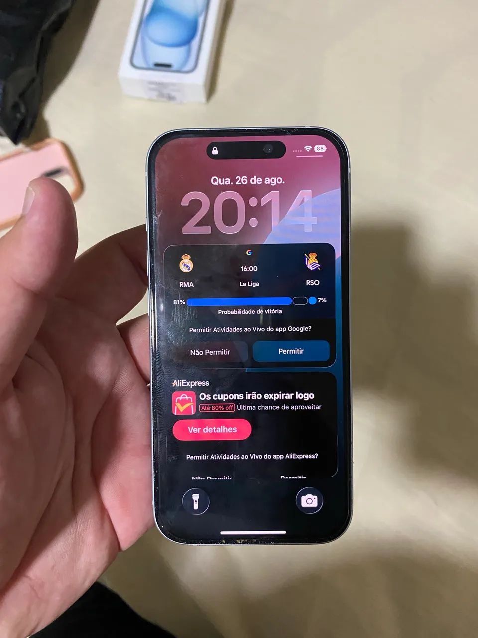 iPhone 15 128GB Branco ? Impecável, Original - Foto 5