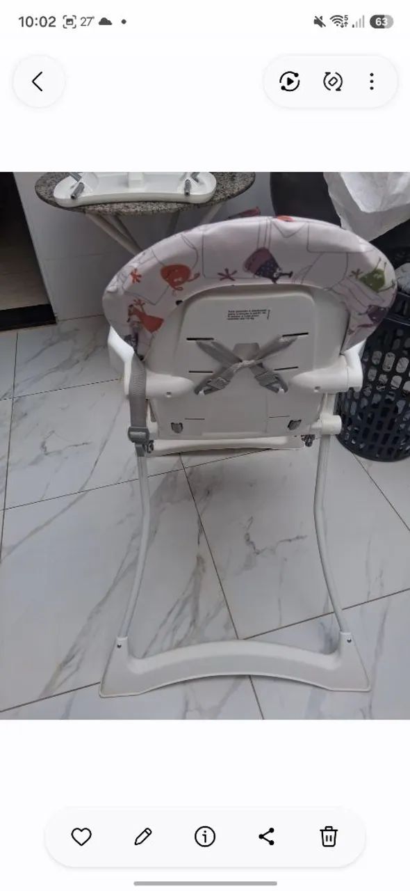 CADEIRA ALIMENTAÇÃO  - Foto 4