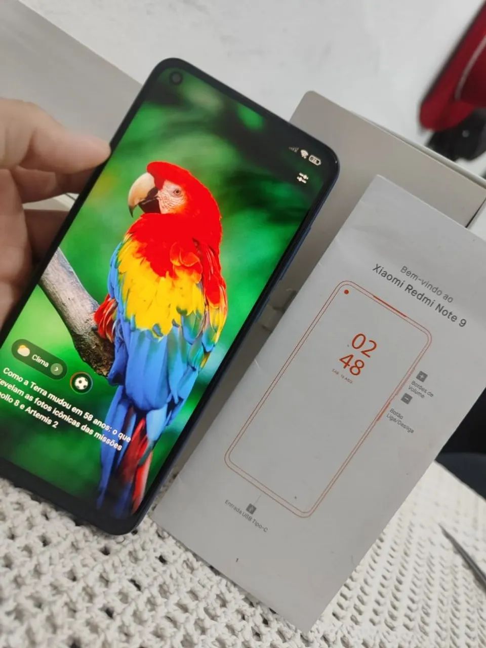 Xiaomi Redmi Note 9 64GB Azul - Completo