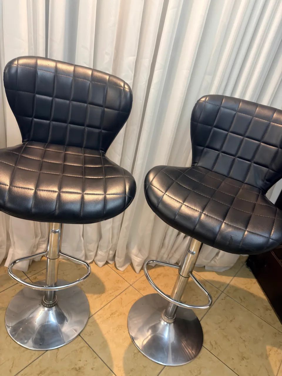 3 banquetas altas estofadas - Foto 2