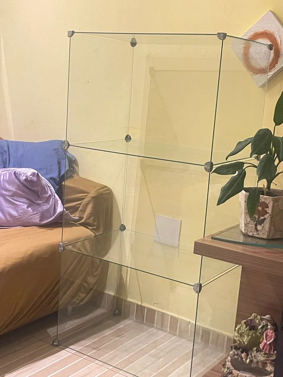 Prateleira de vidro
