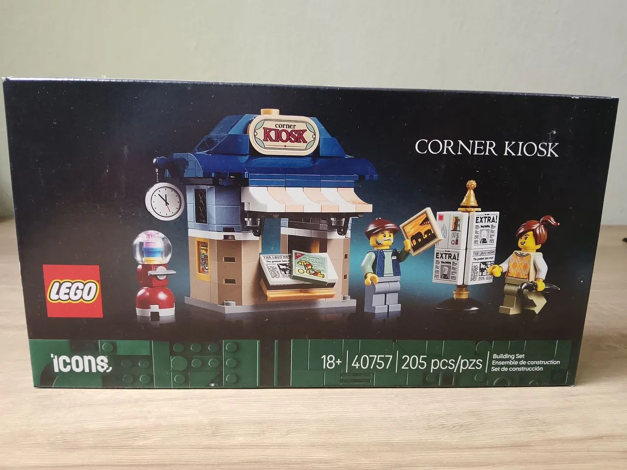 Lego  ícone corner kiosk 40757