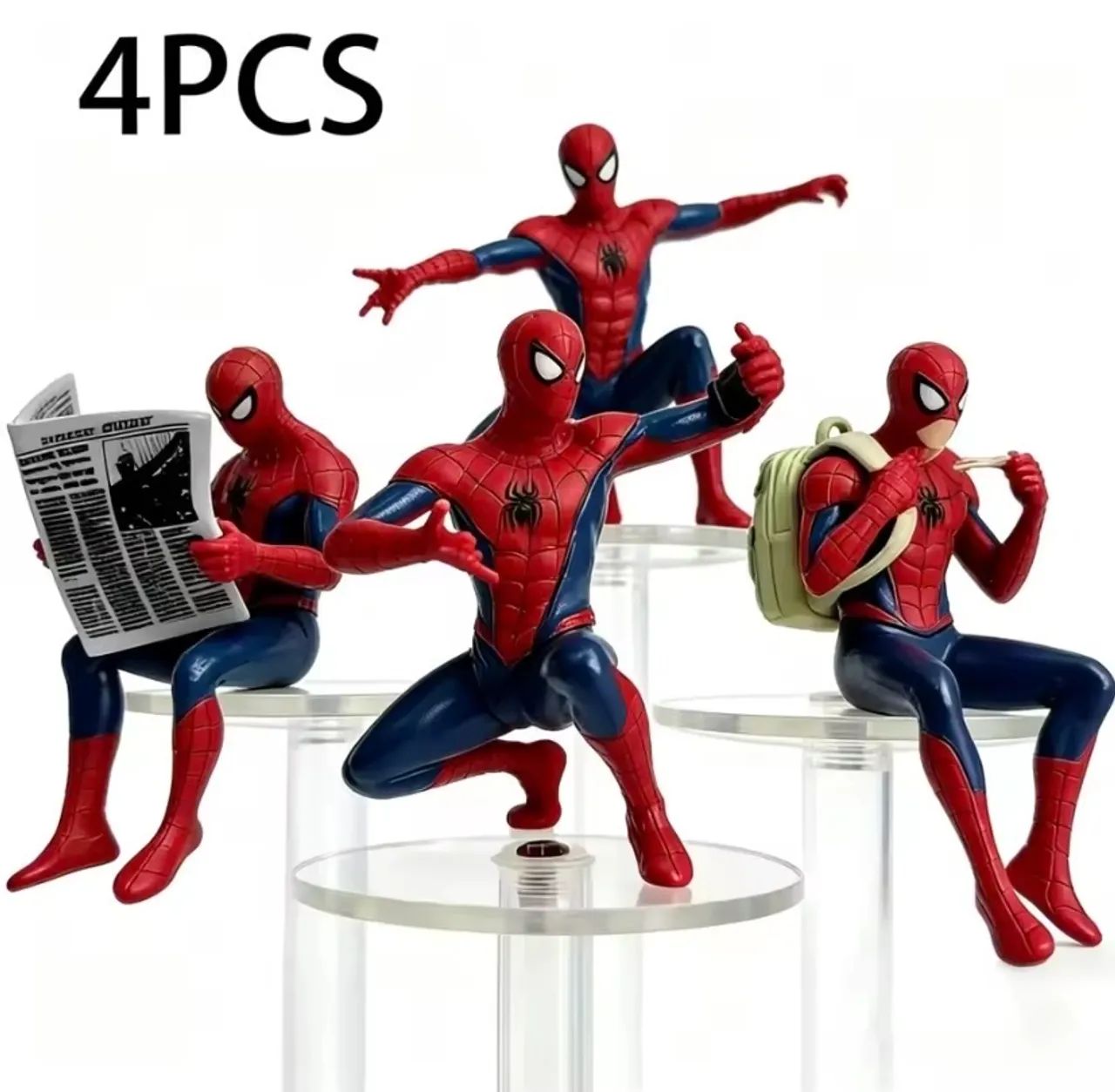 Action Figure Homem Aranha Spider Man Mini Poses Figura de Ação - Foto 4