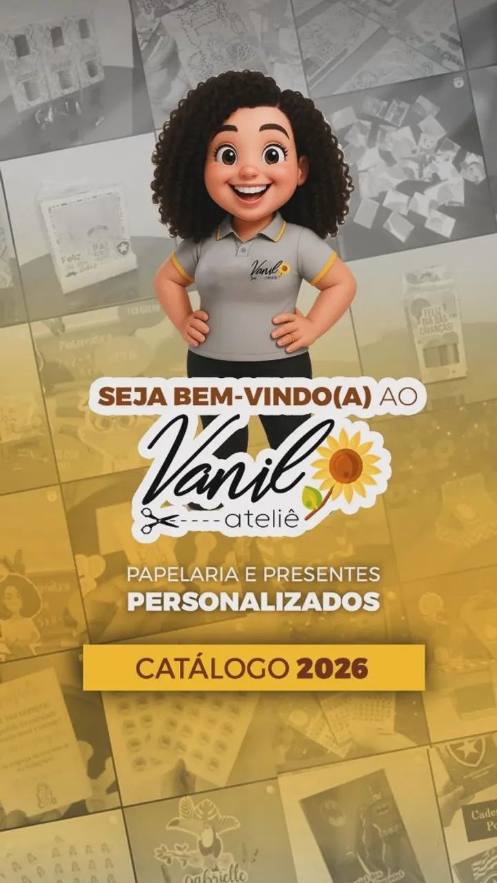Papelaria personalizada volta as Aulas 