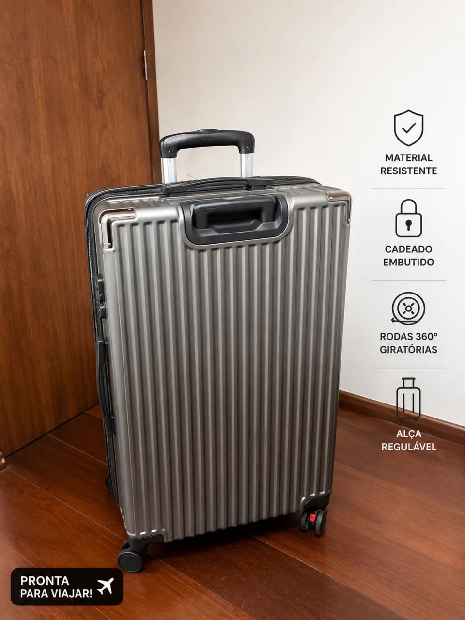Mala G para Viagens Longas - Rodinhas 360