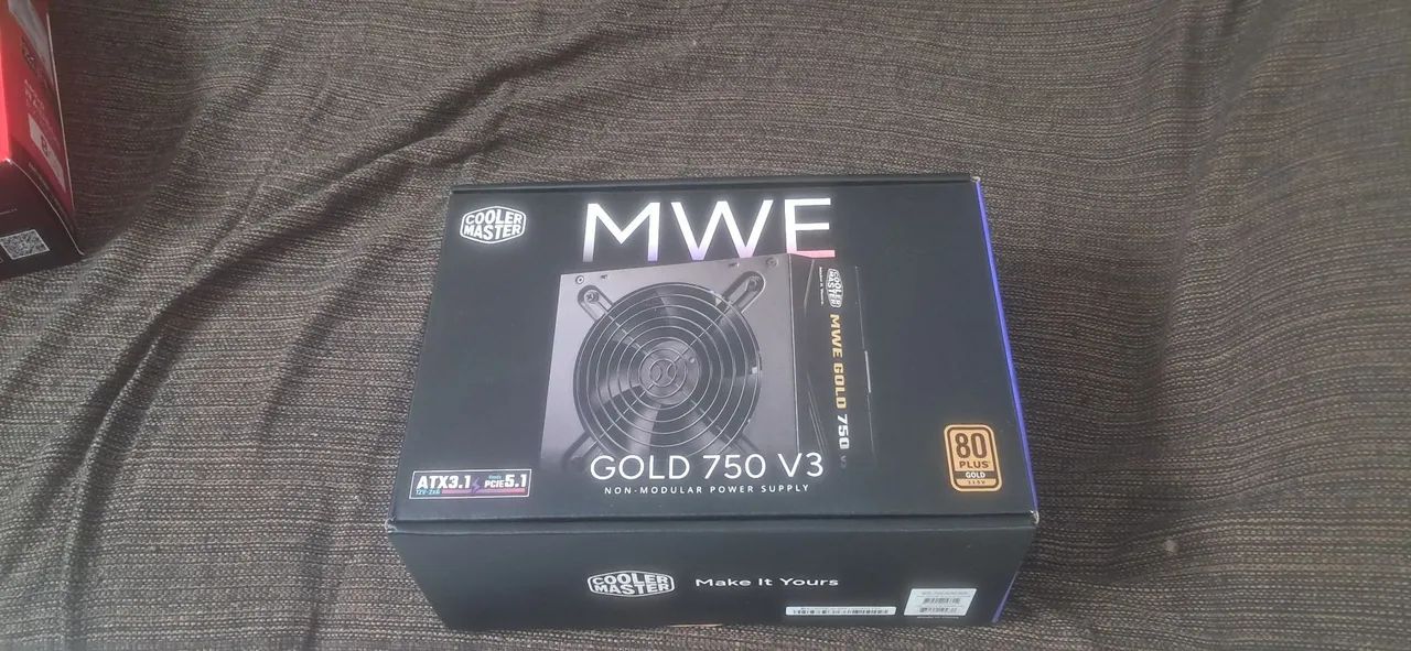 Fonte coolermaster MWE GOLD 750V3