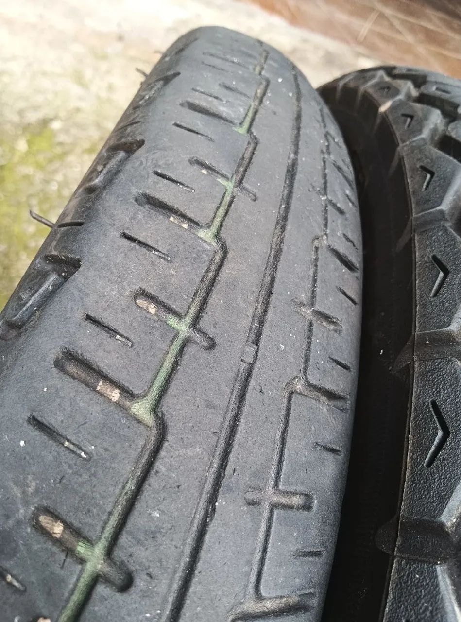 PAR PNEUS SEM CAMARA  CG TITAN FAN START YBR FACTOR  - Foto 3