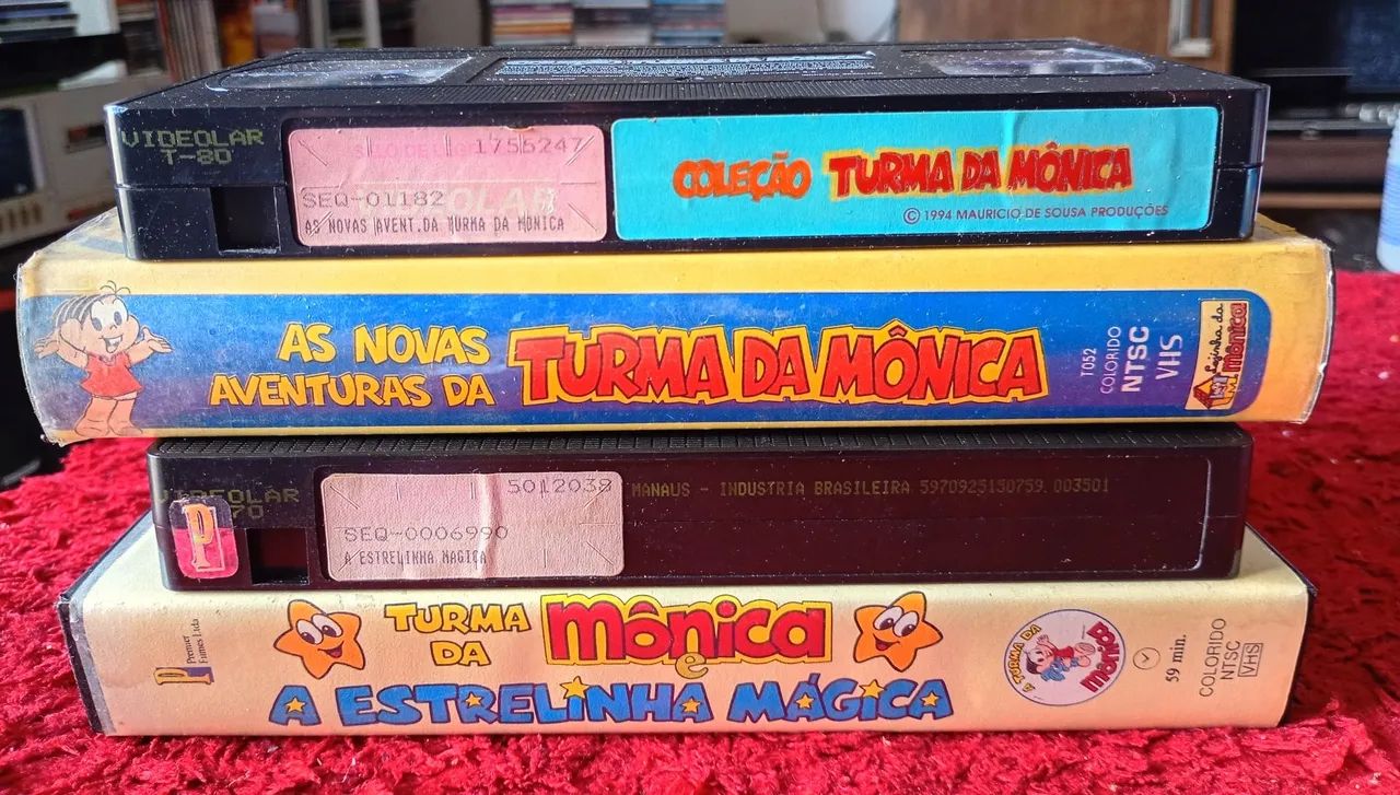 2 Fitas VHS A TURMA DA MÔNICA Originais - Foto 3