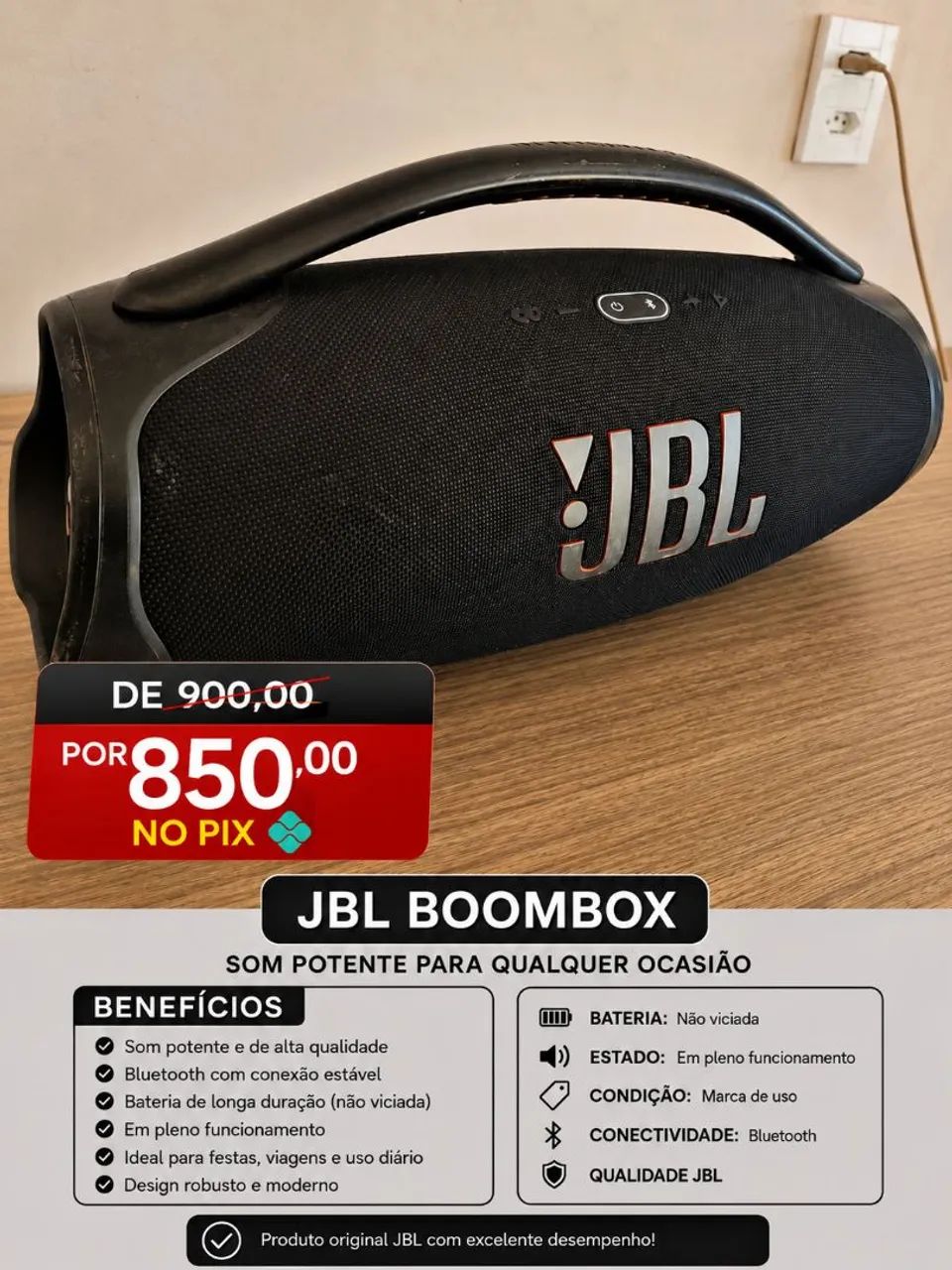 Caixa JBL Boombox Original 