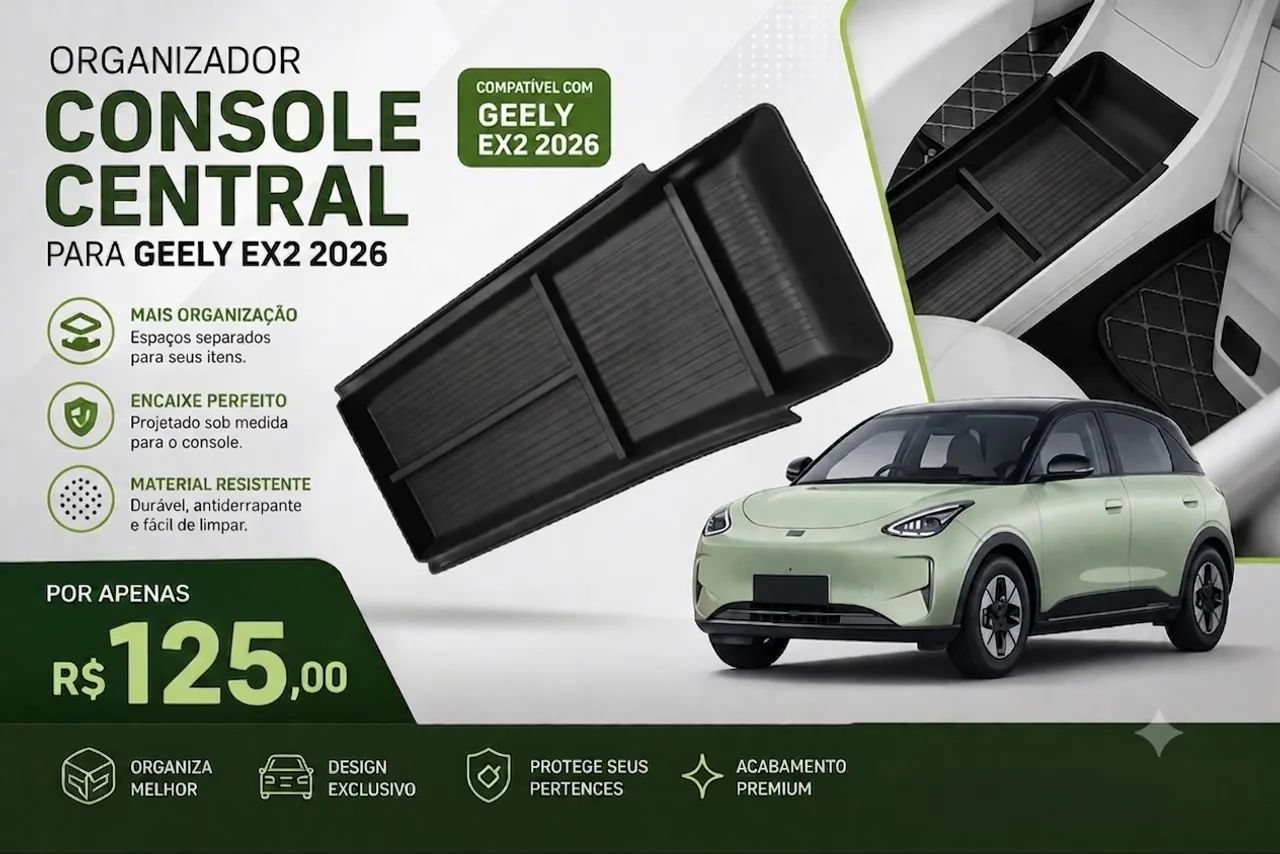 Console interior Geely ex2
