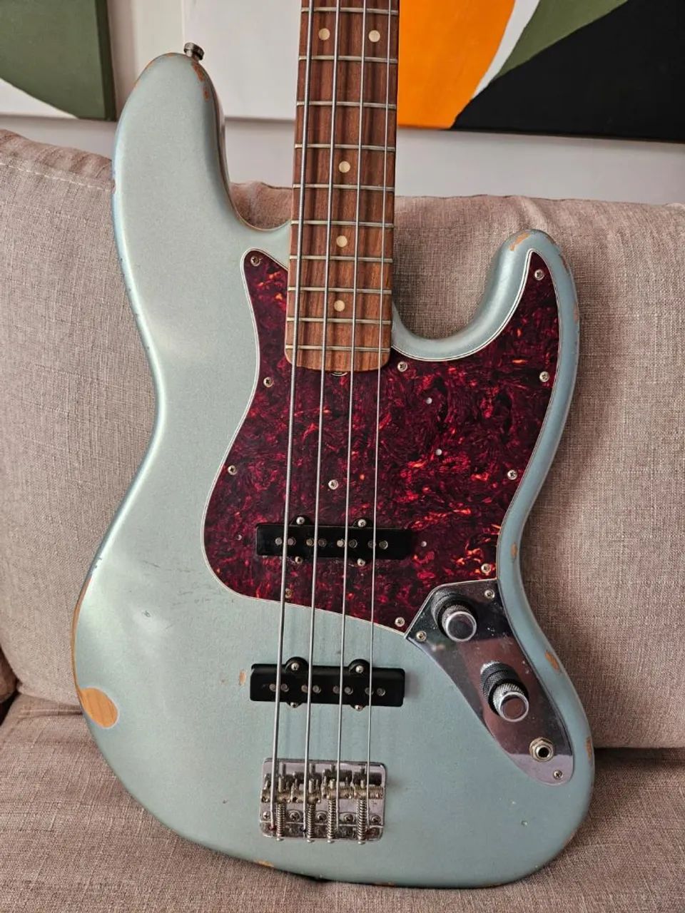 Baixo Fender 60th Anniversary Road Worn '60s Jazz Bass + hardcase