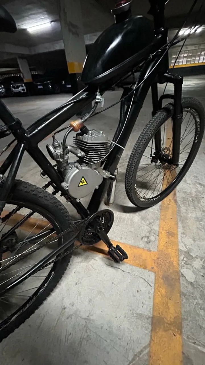 Bicicleta Motorizada (Mobilete) 80cc 2T - Freio a Disco Dianteiro - Foto 3