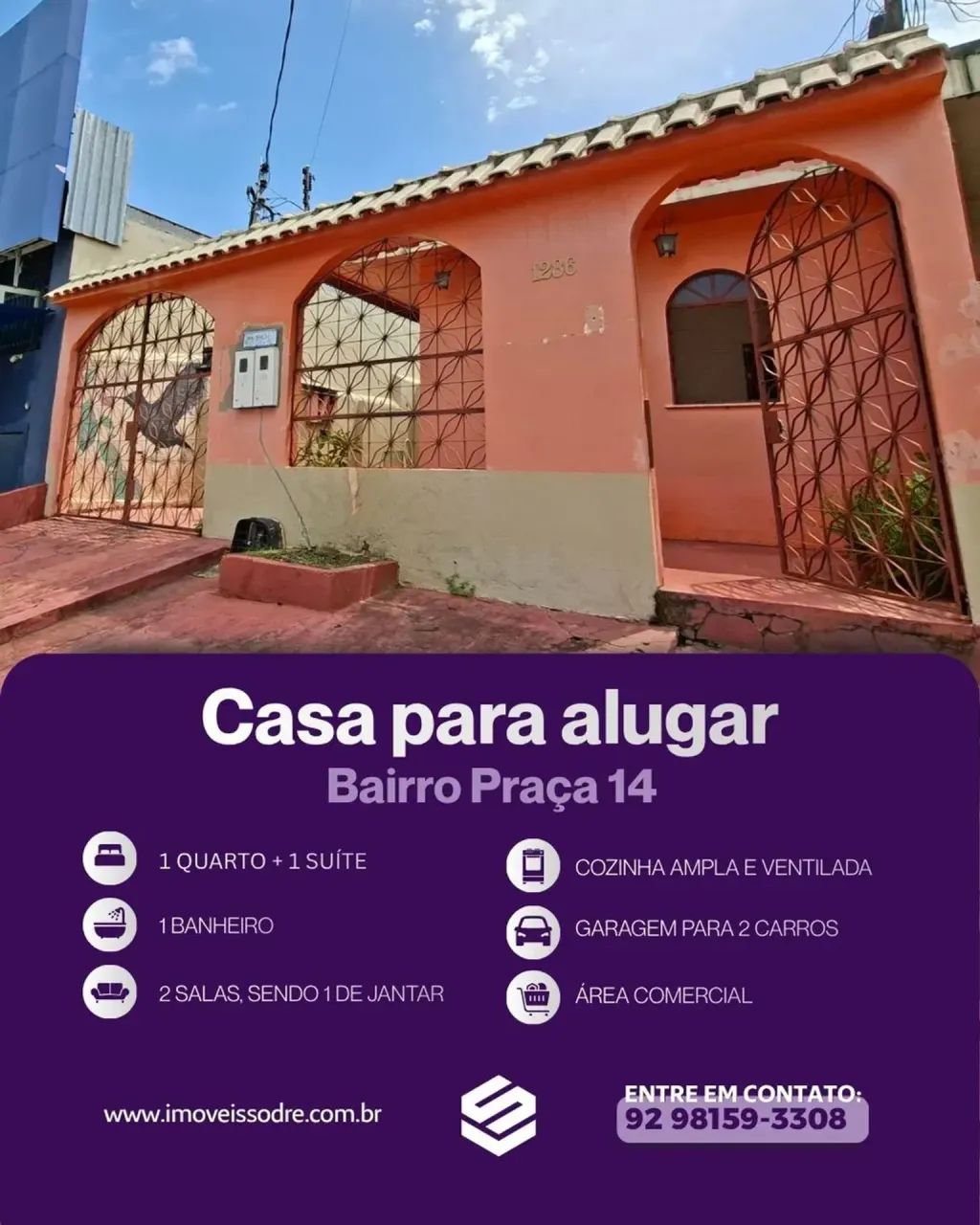 Imóvel para aluguel com 2 quartos na Praça 14