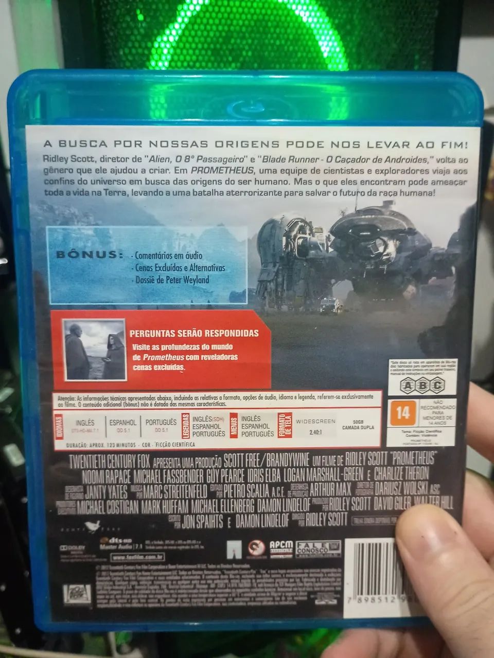 Blu Ray prometheus BD original - Foto 2