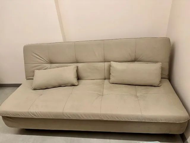 Maira Beige Velvet Reclining 3-Seat Sofa Bed