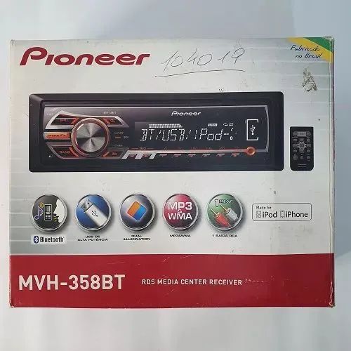 Rádio Pioneer mvh-358bt bluetooth - Foto 5