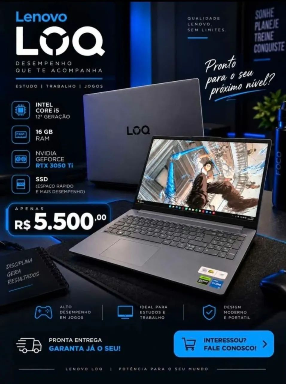 Lenovo loq 3050 i5 16g ram