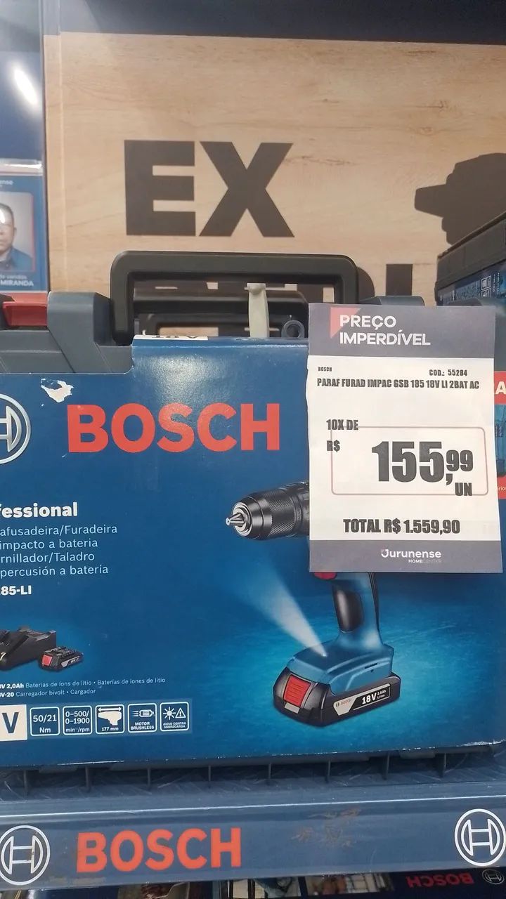 Furadeira bosch nova 1.000
