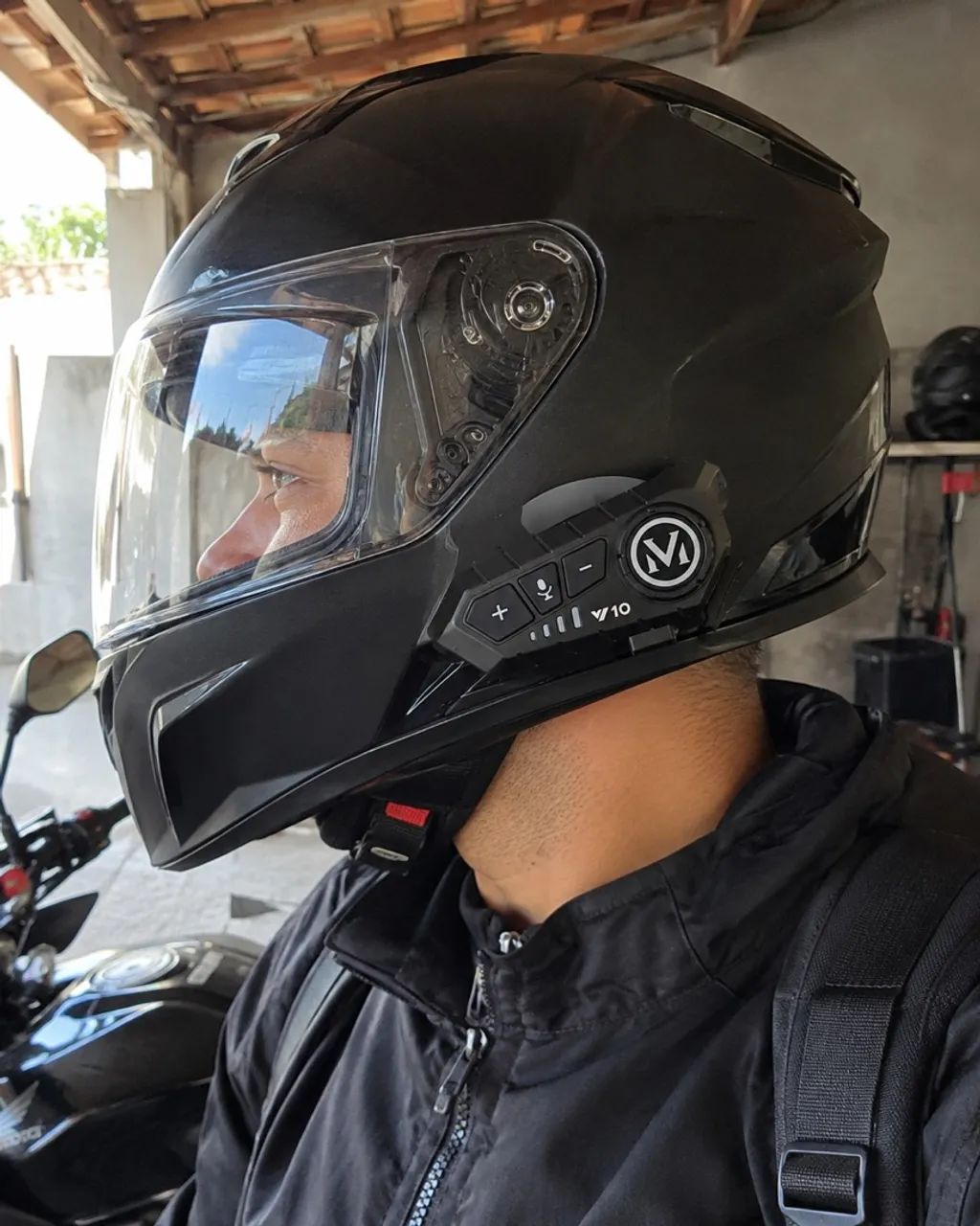 Intercomunicador Bluetooth WOOSH V10 para Capacete - Novo - Foto 2