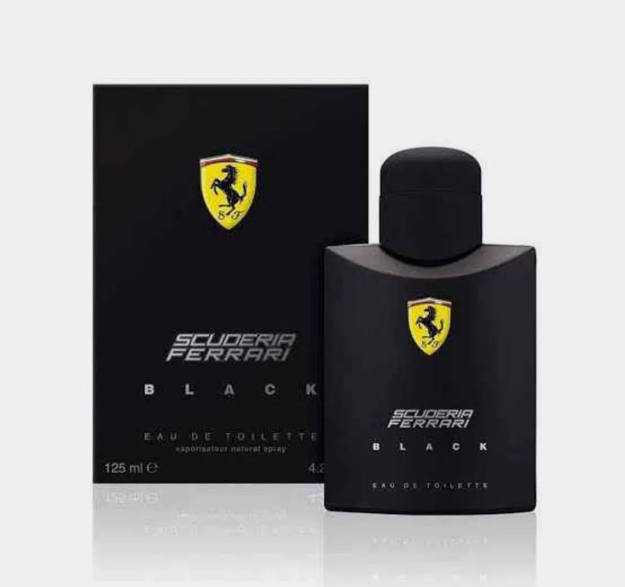 Perfume Scuderia Ferrari Black 125ml Lacrado - ENVIO IMEDIATO EM ATÉ 24 HORAS - Foto 2
