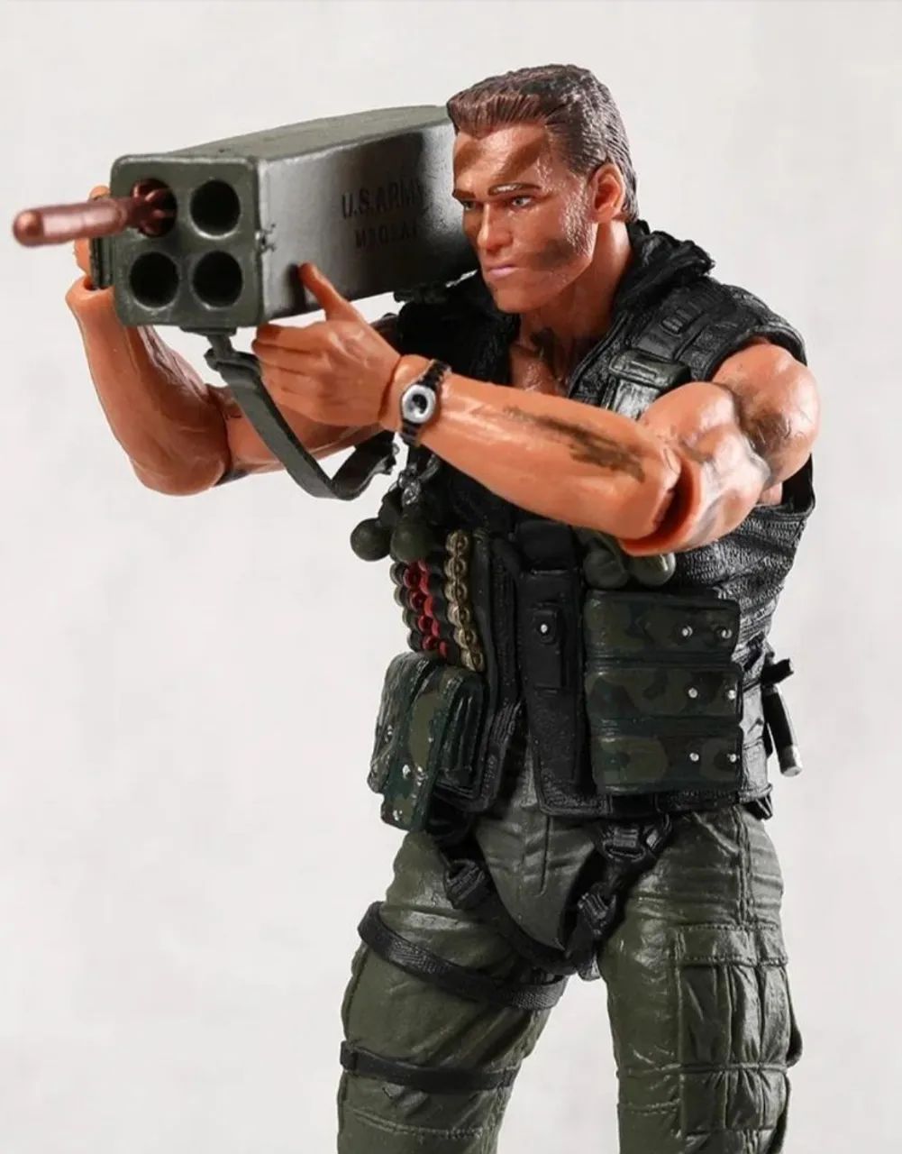 Boneco John Matrix Commando Neca action figure soldado - Hobbies e