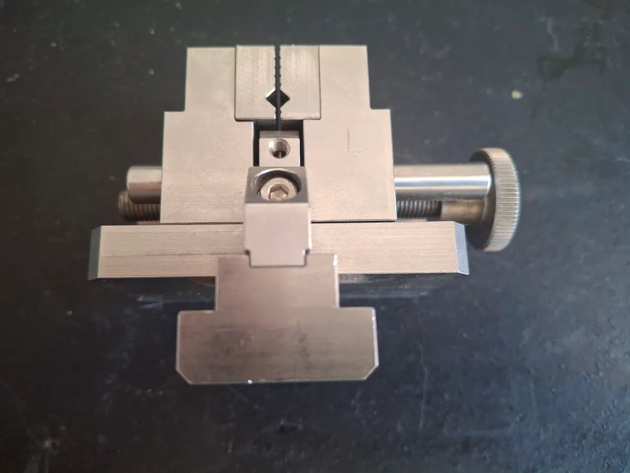 Morsa de precisão de aço inox