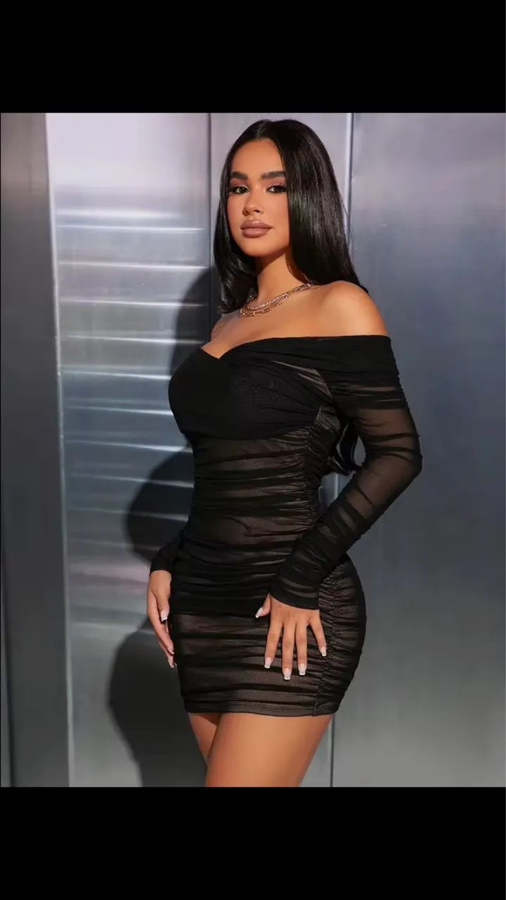 Vestido Preto em tule novo - Foto 3