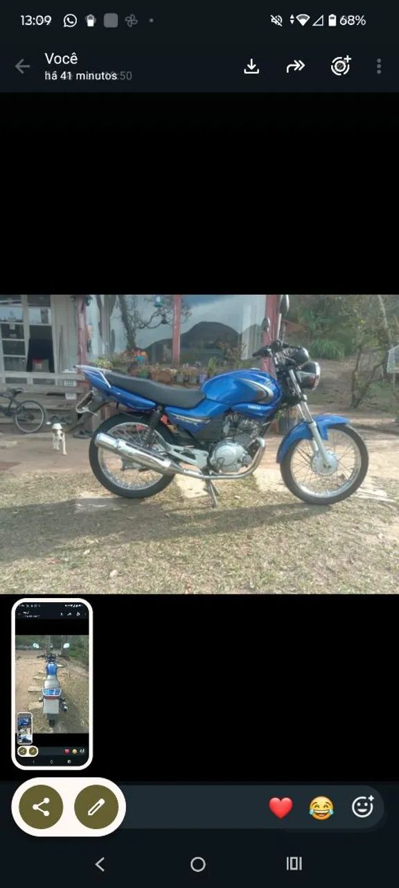 YBR 125 start  - Foto 2