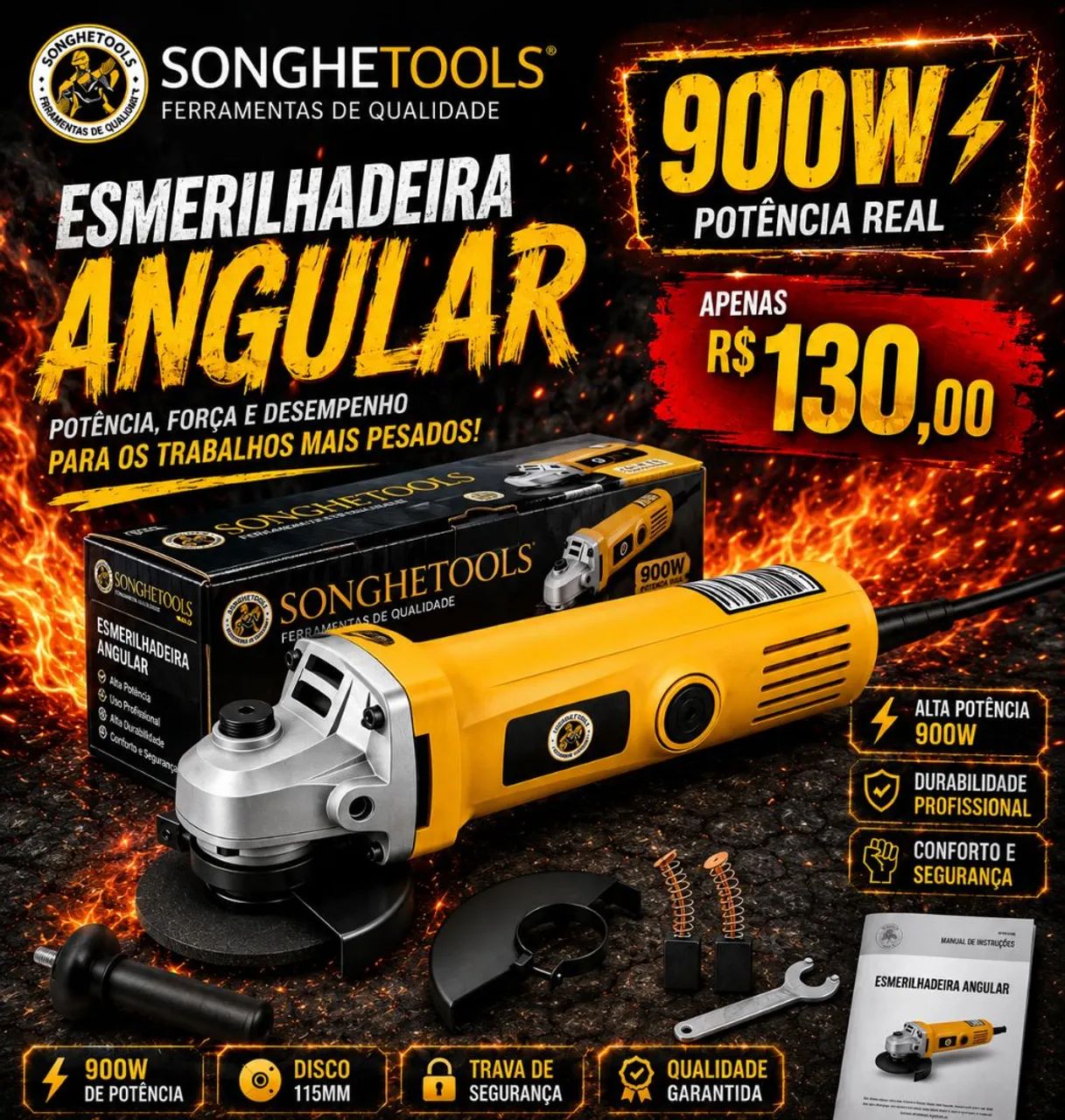 ESMERILHADEIRA E LIXADEIRA 