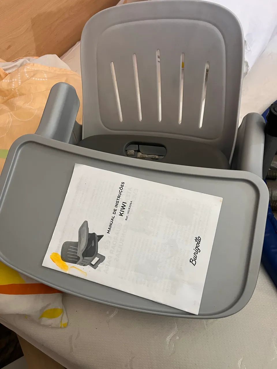 Cadeira de alimentação de bebê burigoto