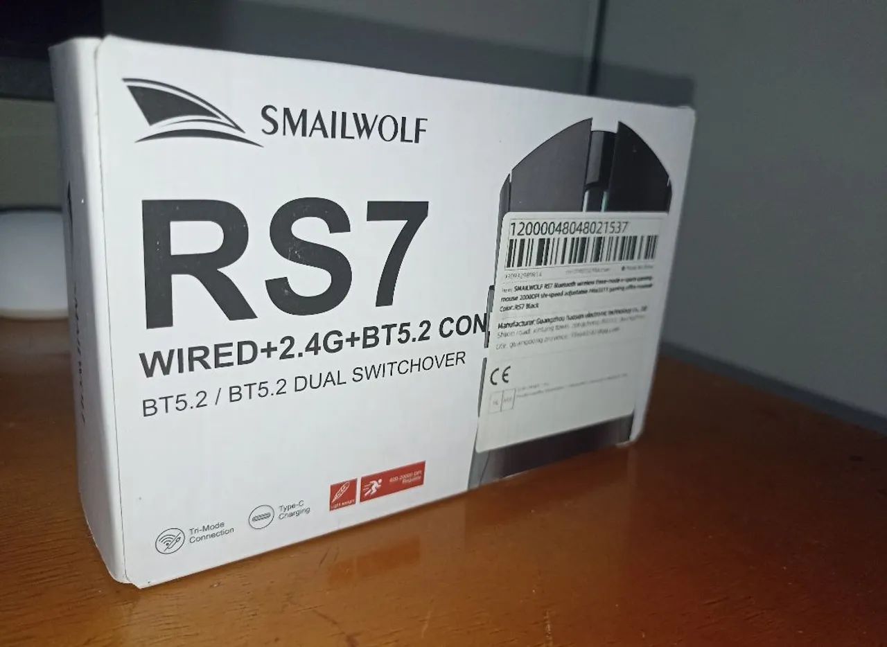 Mouse Gamer Smailwolf rs7, preto - Foto 3