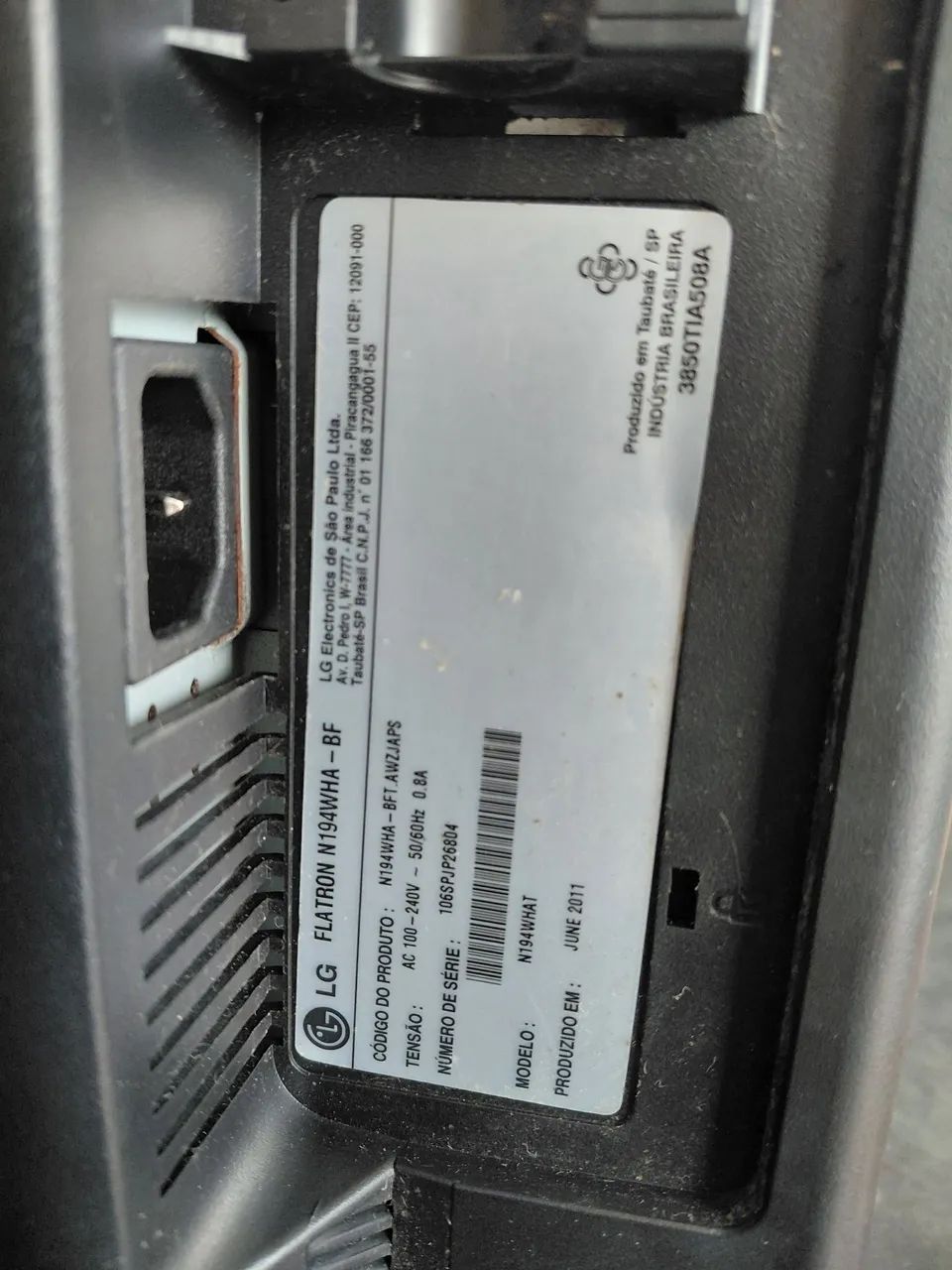 MONITOR LG COM PÉ GIRATÓRIO  - Foto 4