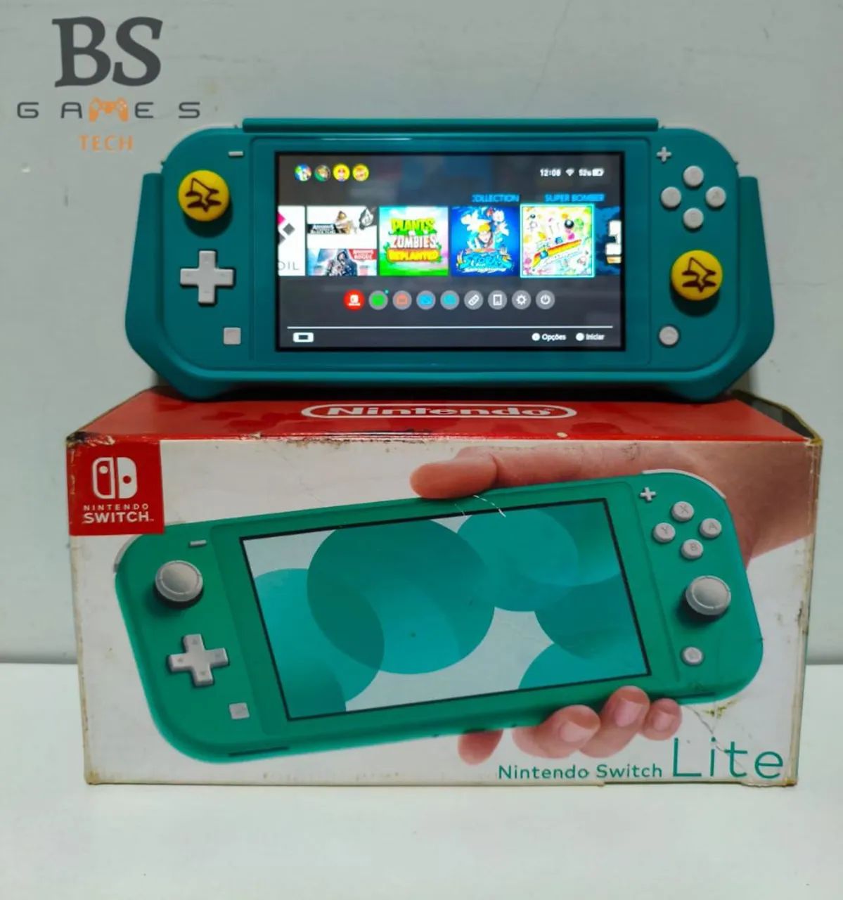 NINTENDO SWITCH LITE DESBLOQUEADO)SD CARD 256GB - Consoles de