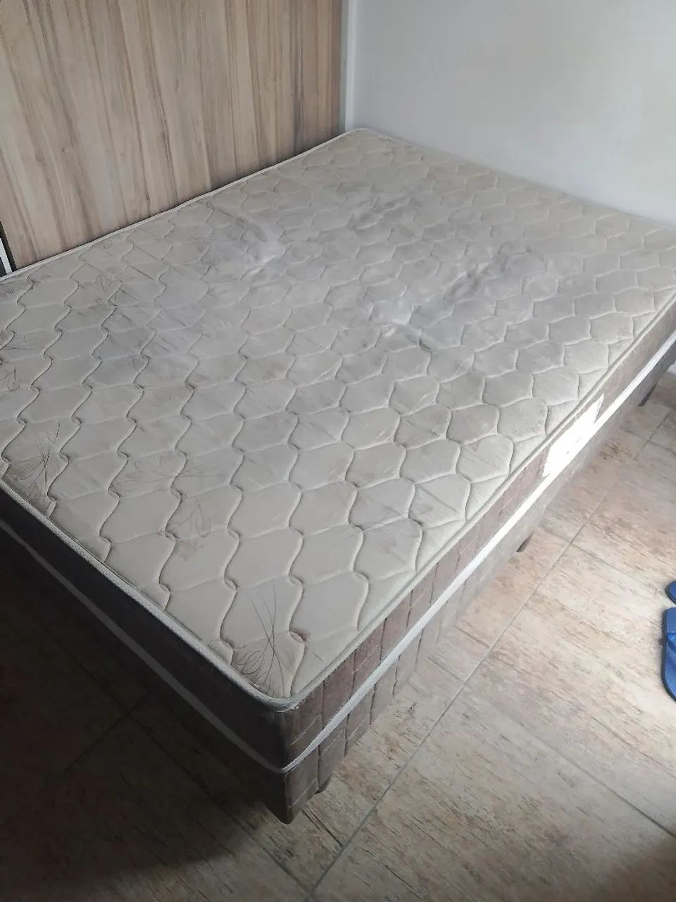 Cama box casal com colchão conjugado  - Foto 2