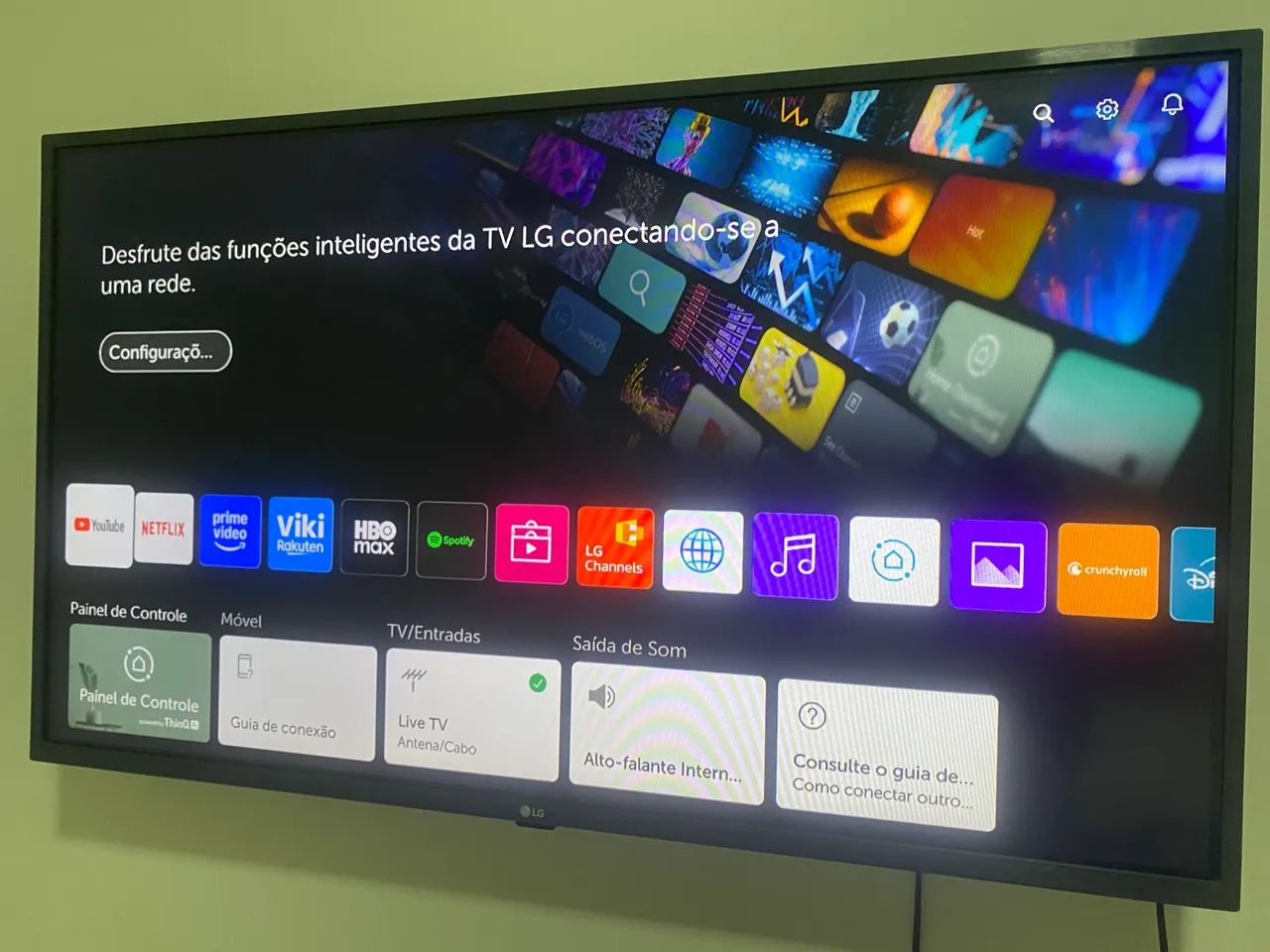 Tv 43 polegadas LG Bhuetooth 300 canais gratuitos - Foto 2