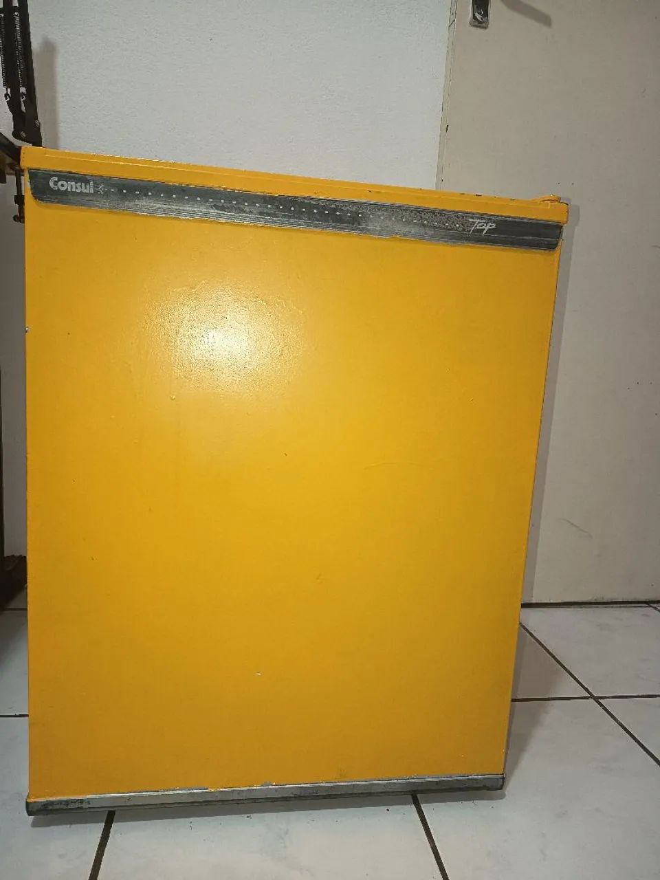 Frigobar Vintage Consul Amarelo - Usado e Funcional - Foto 5