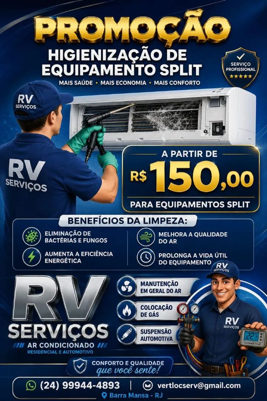 Manutenção ar condicionado