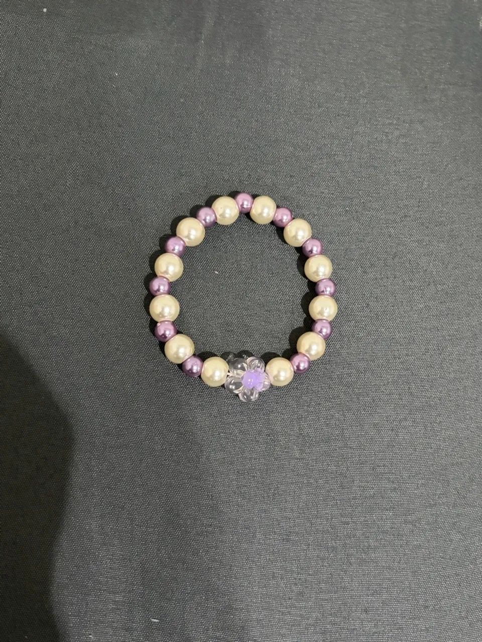 Pulseira Flor Roxa - Foto 2