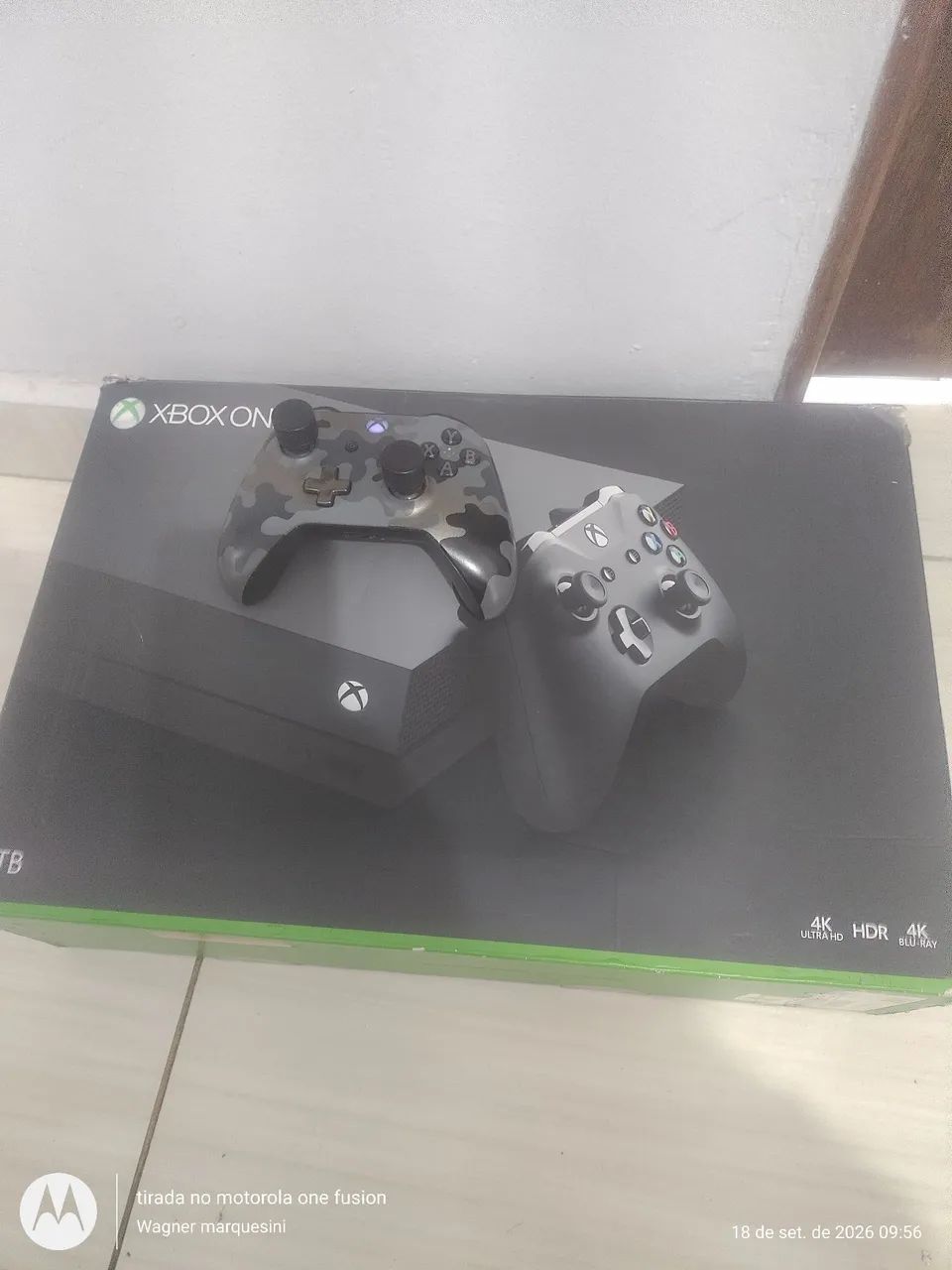 Xbox one x apenas troca one s com volta !