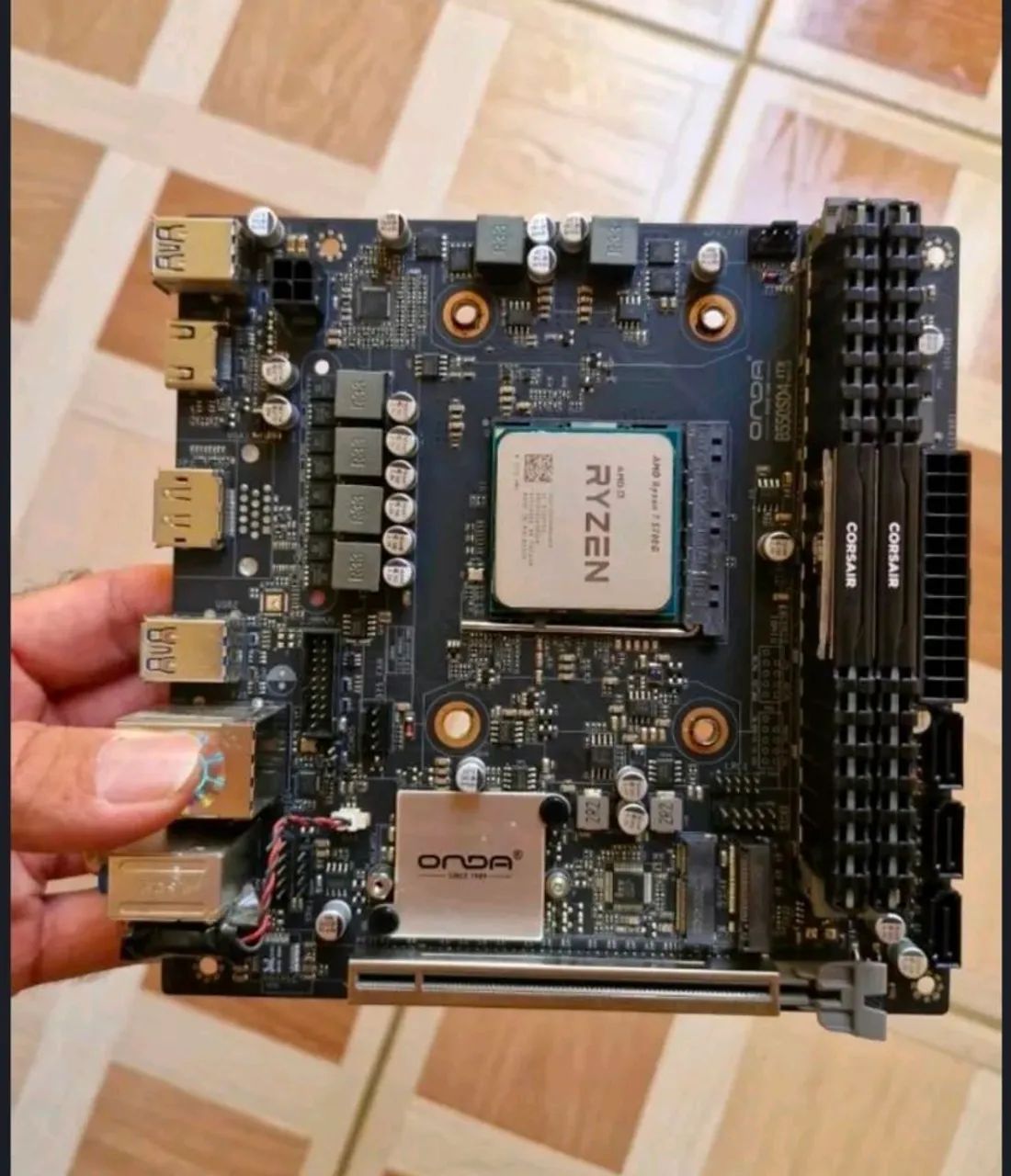 Placa B550 mini ITX + cooler ARGB - Foto 3