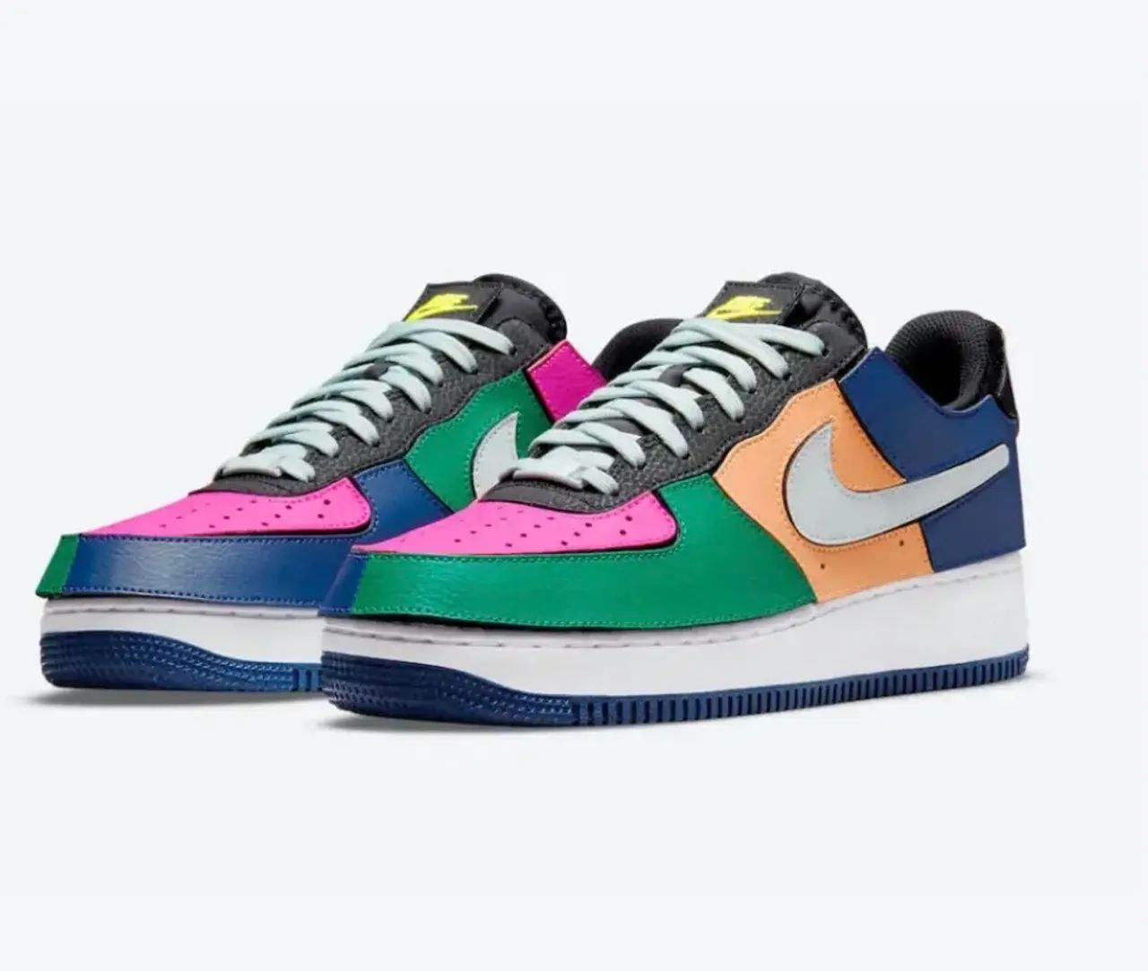 Tênis Nike Air Force 1/1 Black Multi Color 