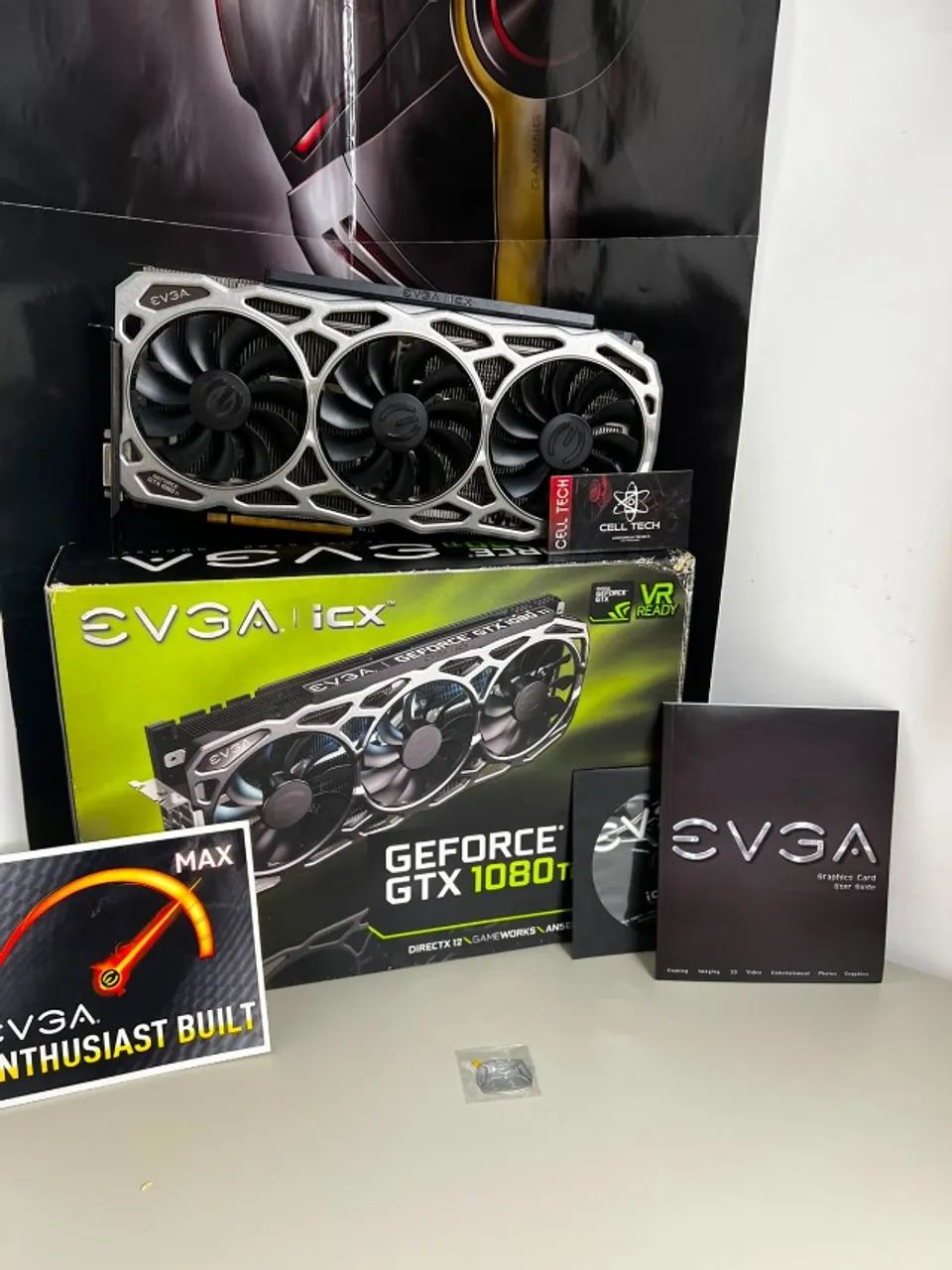 Placa de Video GTX 1080 Ti 11Gbs GDDR5 Triple Fan ! Entrego e Instalo.