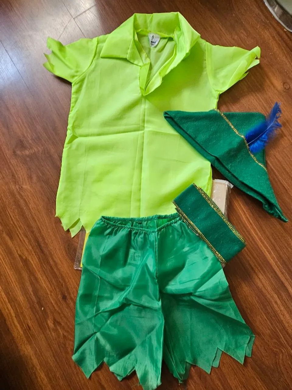 Fantasia Peter Pan - tamanho 6