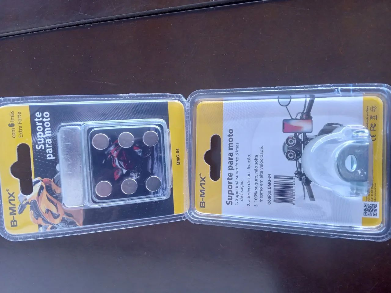 Suporte celular na moto, imã celular moto