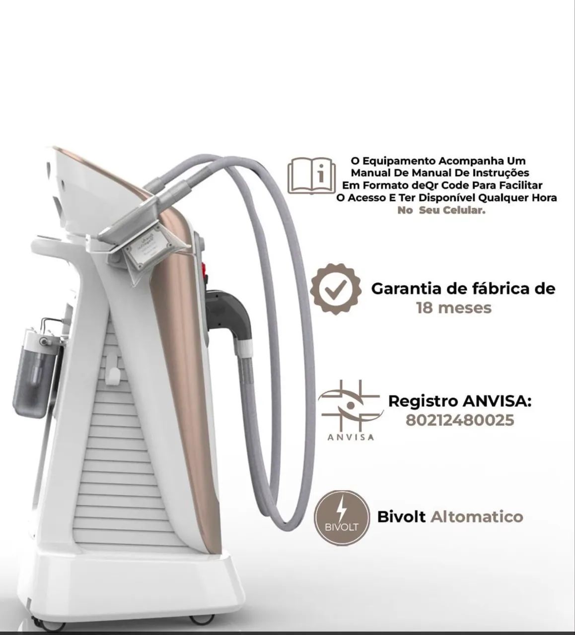 Aparelho de Criolipólise Beauty Shape HTM - Kit Completo - Foto 2