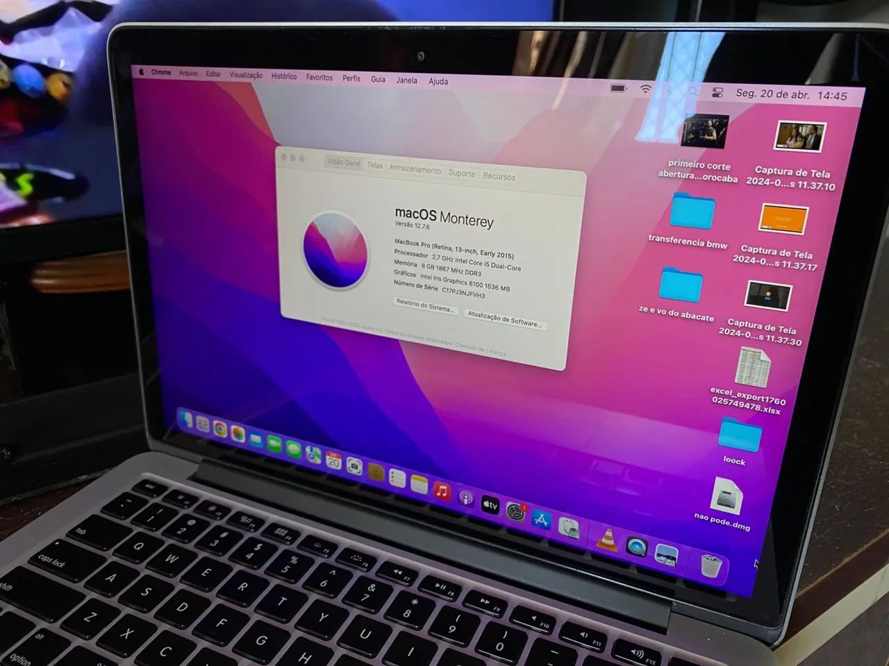 Vendo MacBook Pro Retina 13? (Late 2015) Em perfeito estado