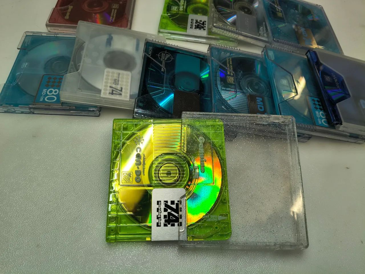 10 disquetes de mini disc  importado direto do Japão 