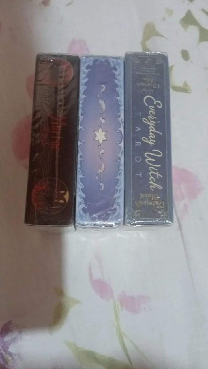 kit 3 baralhos de tarot novos